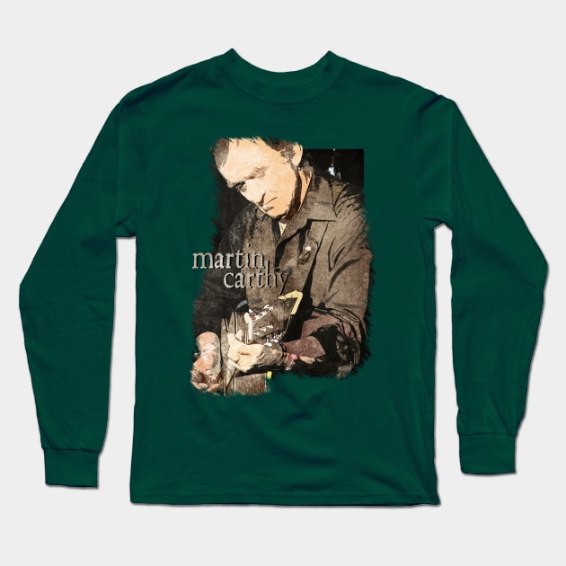 Martin Carthy - Prince Heathen Long Sleeve T-Shirt by The Blue Box